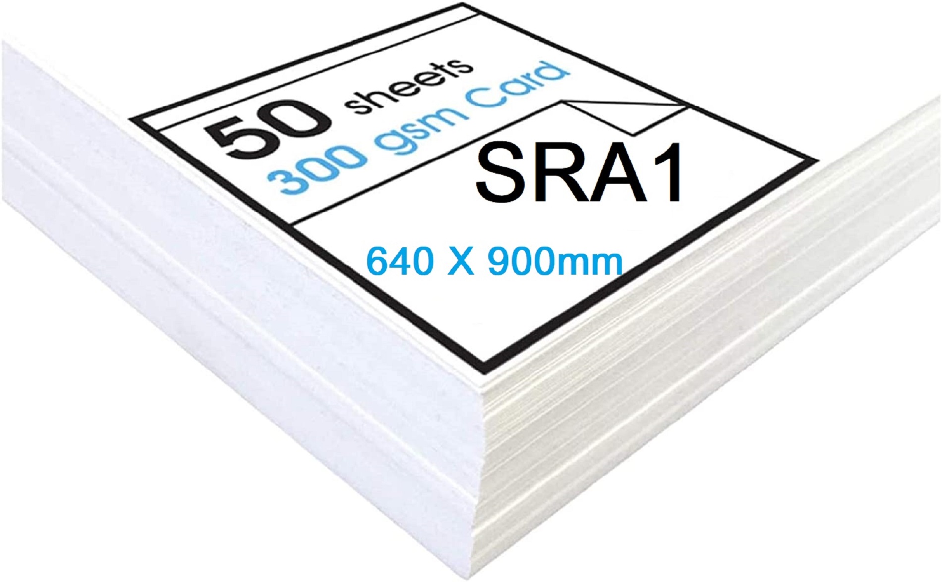 Card Thick Art Paper A4 Black 300 GSM - 10 Sheetss